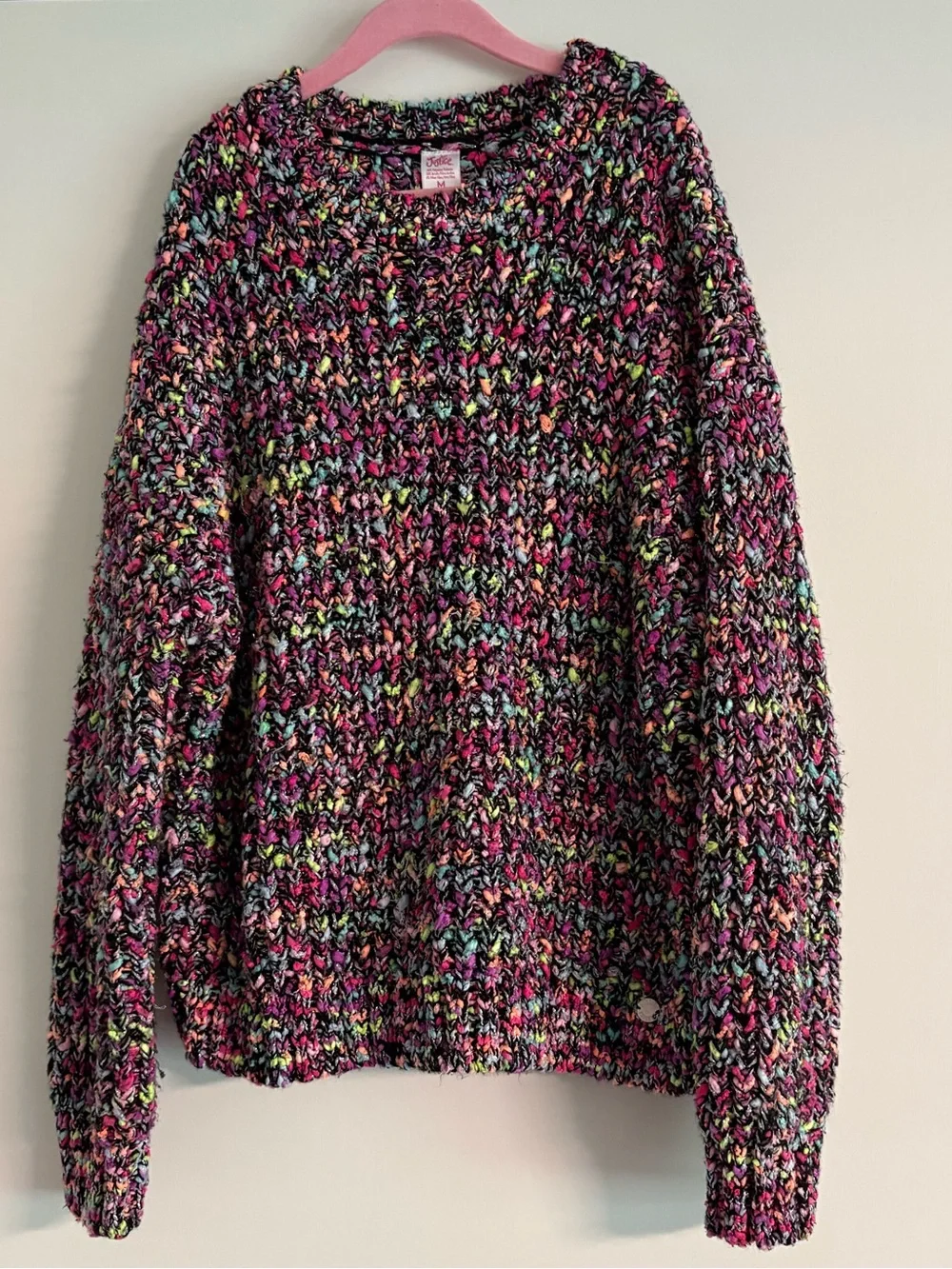 Justice Cozy Multicolor Chunky Knit Sweater - Girl’s
